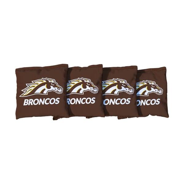slide 2 of 3, Western Michigan Brown Cornhole Bags All-Weather Resin Filled