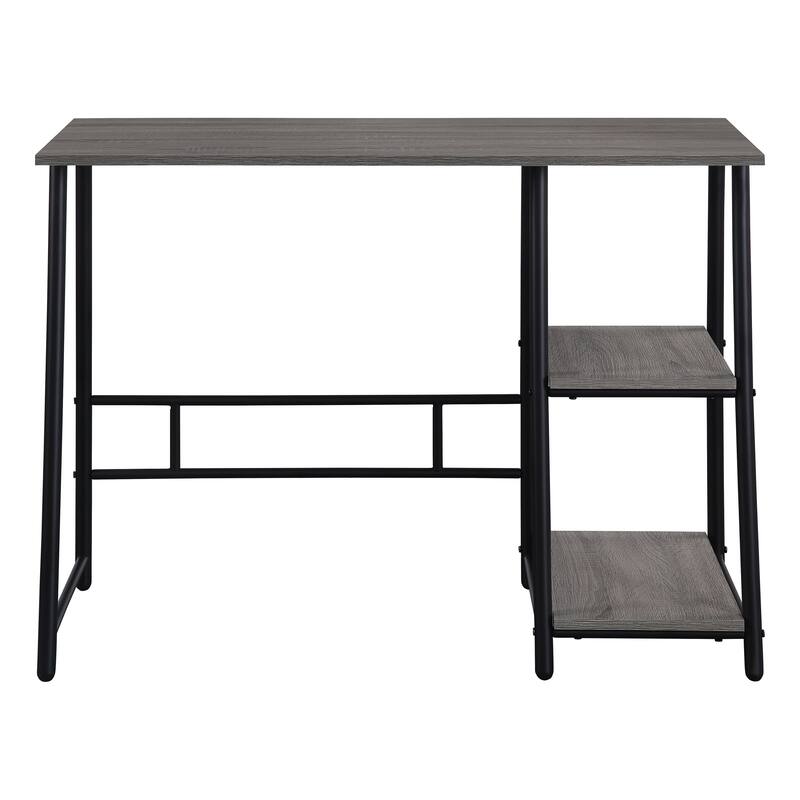 Frame Works 40" Desk with Two Storage Shelves