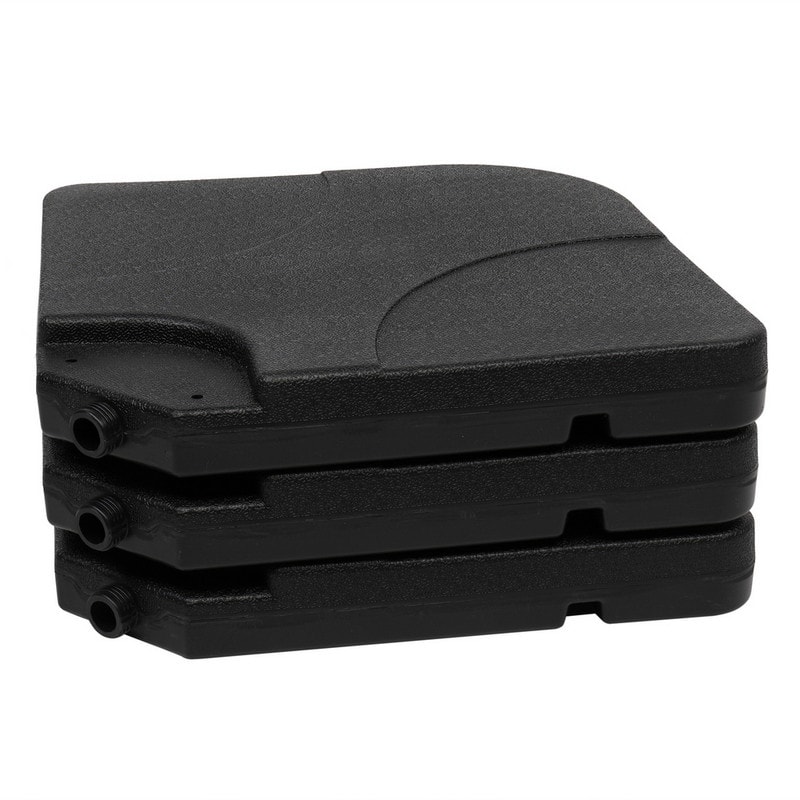 20" Square 4 Pieces Plastic Base for Cantilever Umbrella