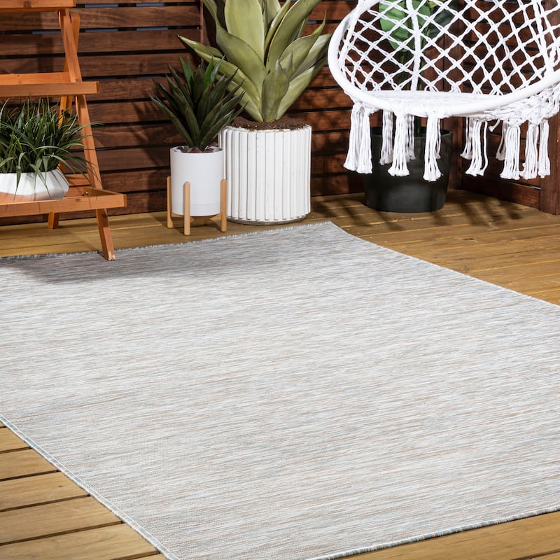 JONATHAN Y Bo Modern Flatweave Solid Area Rug