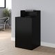 preview thumbnail 25 of 34, Commercial Grade Wooden Tray Top Trash Enclosure with Drop Hole Black