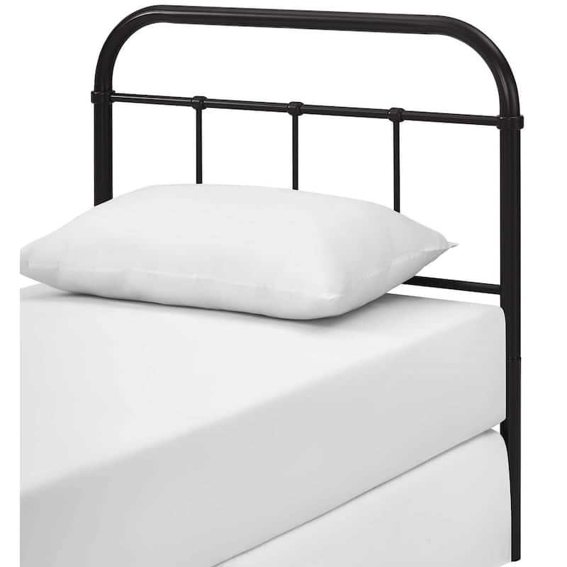 Lomita Classic Twin Size Brown Metal Headboard