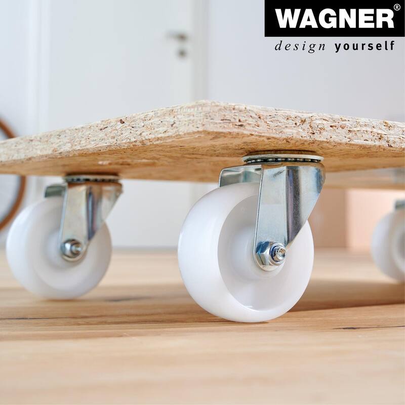 Wagner Eco-Friendly Moving Dolly with Solid Rubber Wheels, 23" x 12", Supports up to 550 lbs - 22.6x11.8x4.3