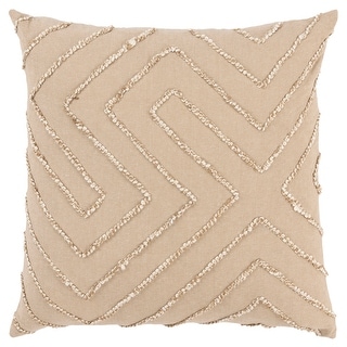 Rizzy Home Geometric Textured Throw Pillow