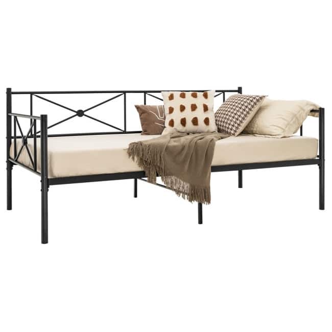 Metal Daybed Frame Twin Size with Slats