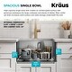preview thumbnail 90 of 144, KRAUS Kore Workstation Undermount Stainless Steel Kitchen Sink
