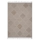 preview thumbnail 1 of 6, LOOM & LUXE Collection Cream/Trellis Indoor/Outdoor Area Rug 120" D x 93" W x 0.28" H