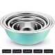 preview thumbnail 24 of 29, Heavy Duty Meal Prep Stainless Steel Mixing Bowls Set with Lids