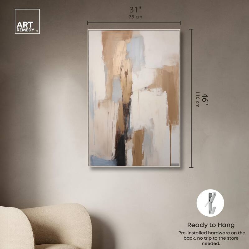 Sandstone Stillness I Canvas by Art Remedy