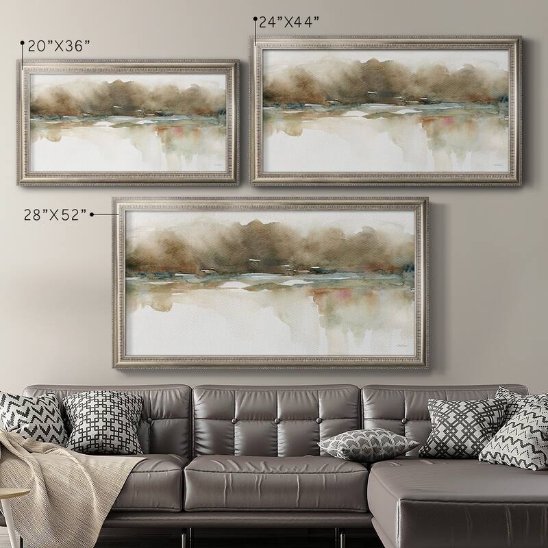 Softer Reflections Premium Framed Canvas- Ready to Hang