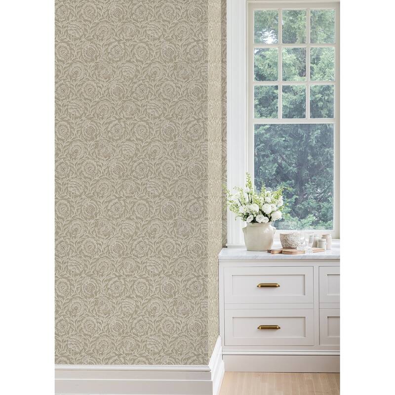 NuWallpaper Nabela Noor Home Aliviya Pistachio Peel and Stick Wallpaper