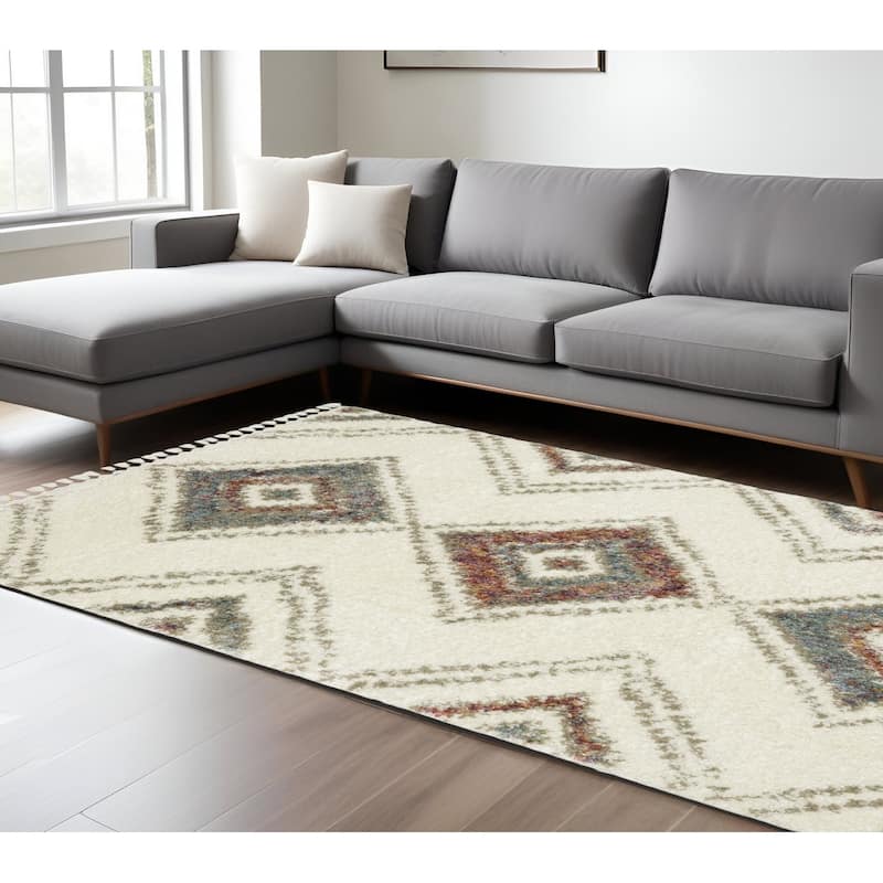 HomeRootsSouthwestern Southwest Runner Area Rug - 155.12' X '118.11' X '1.77