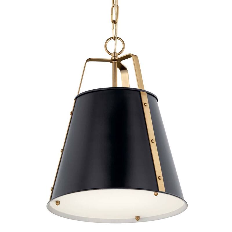 Kichler 52710 Etcher 13" Wide Pendant - Black