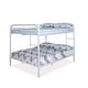 preview thumbnail 3 of 4, Furniture of America Hind Modern Metal Full over Full Bunk Bed
