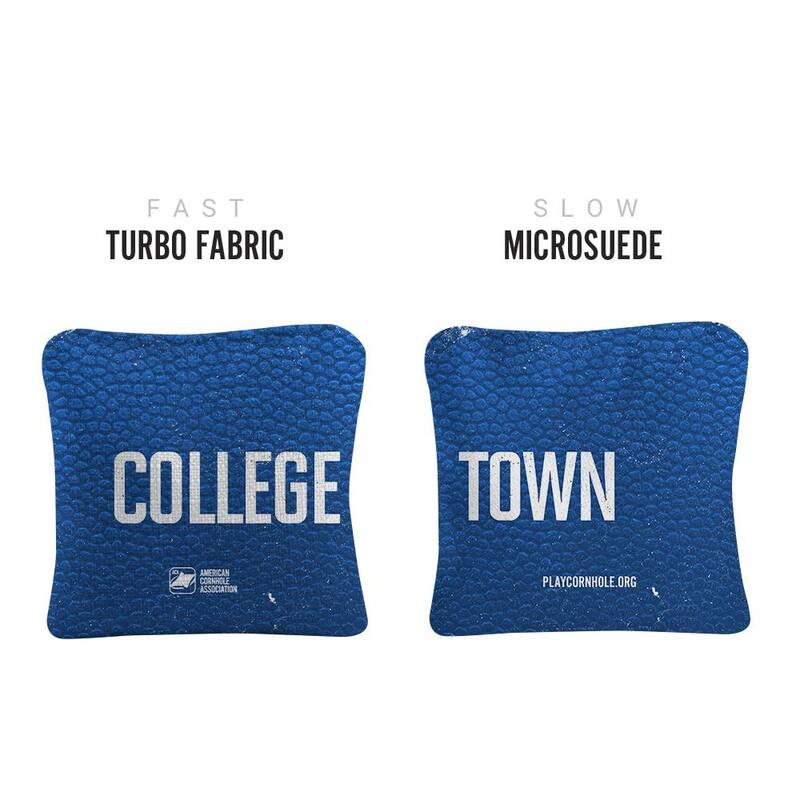 College Town Blue Dual Sided Cornhole Bags