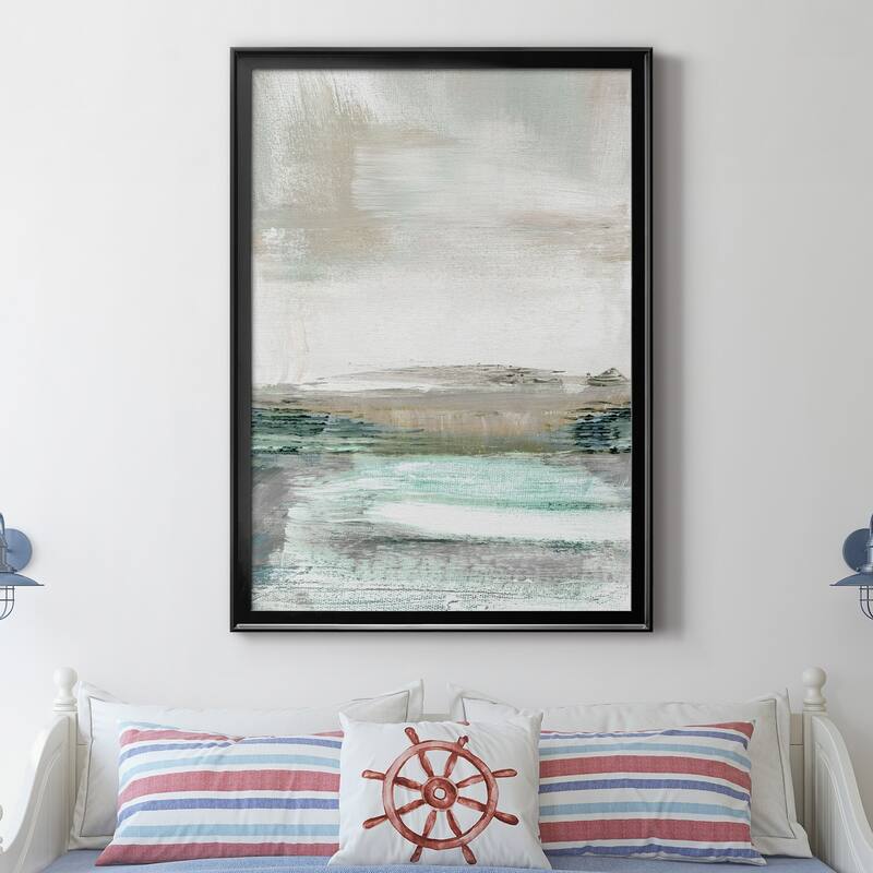 Summer Teal I Premium Framed Print - Ready to Hang
