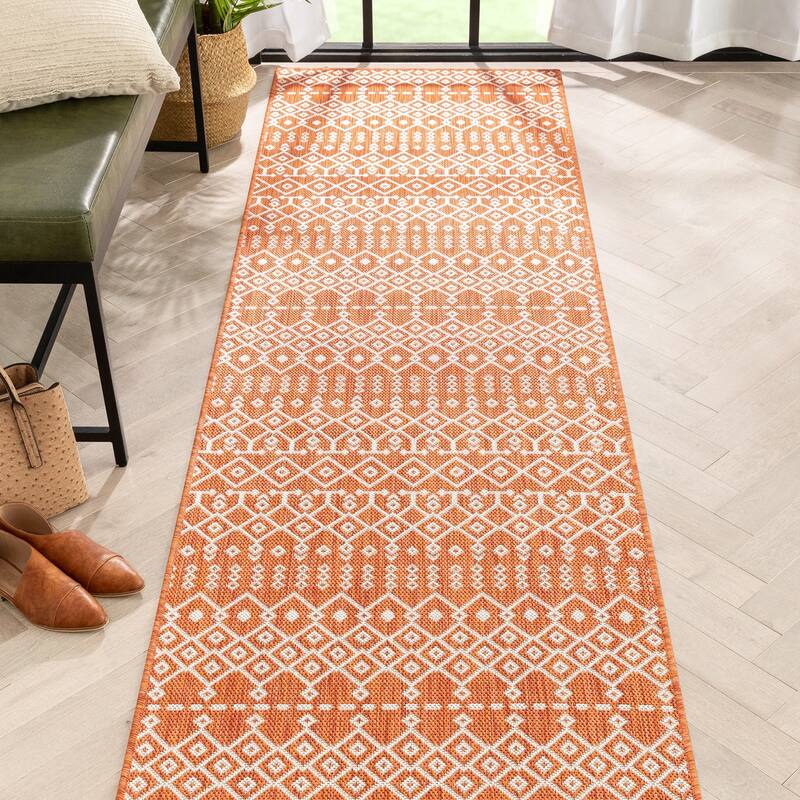 Well Woven Medusa Nord Nordic Lattice Indoor Outdoor Area Rug
