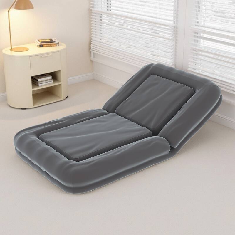 Folding Sofa Chair with 5 Adjustable Positions Plush Floor Lounge Chair for Gaming, Meditation, and Relaxation