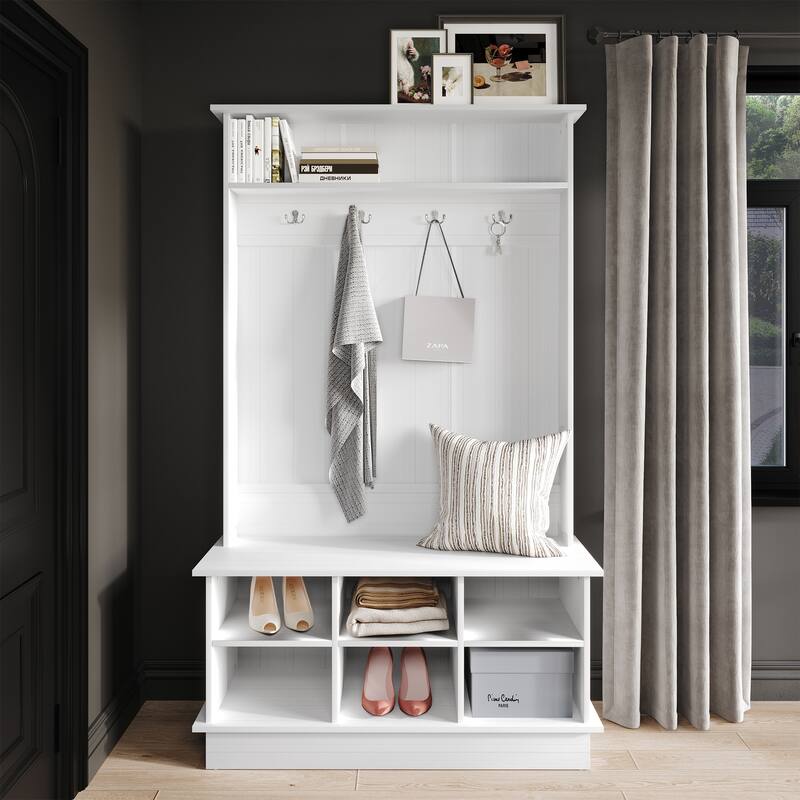 CraftPorch Modern and Contemporary Hall Tree with Storage