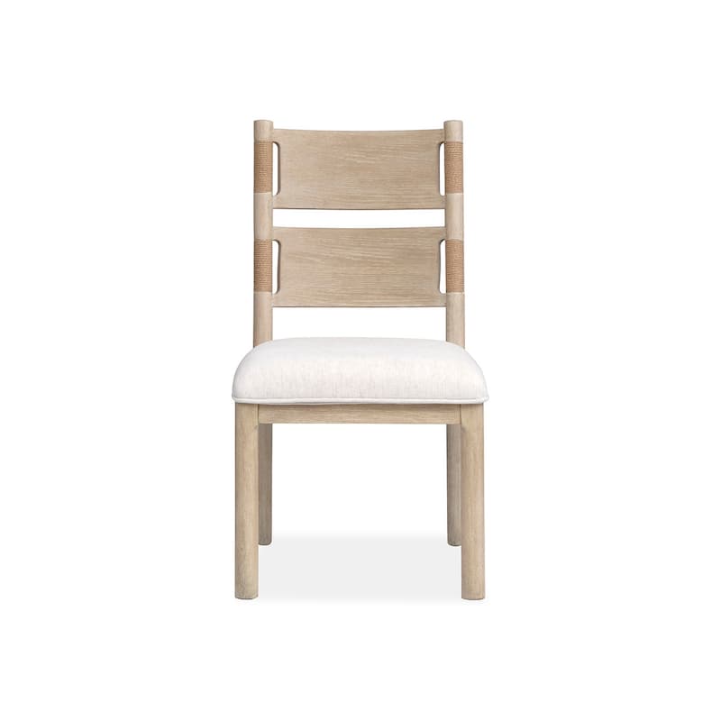 Salt Life Home Sunset Cove Sanibel Brown Upholstered Side Chair Two Pack - 20''W x 23.16''D x 36.5''H