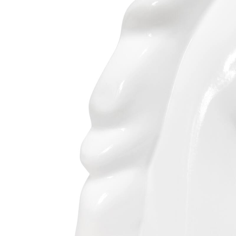 16 in. Glitter Finish Unicorn Base Table Lamp with White Shade, Childern's Bedroom Lamp