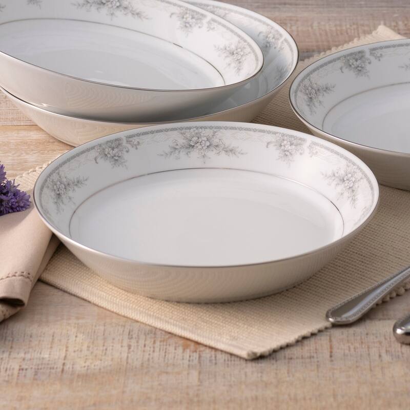 Sweet Leilani Set of 4 Coupe Dinner Bowls, 9-3/4", 43 oz.