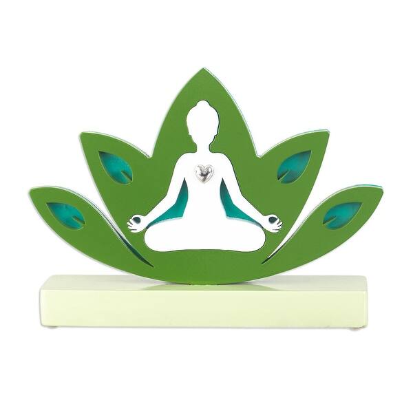 Novica Handmade Meditation Time Wood Figurine Bed Bath & Beyond