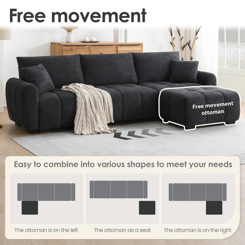 L Shape with Extra-large Seat