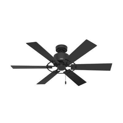 Hunter 52" Gilrock Ceiling Fan and Pull Chain, Windmill