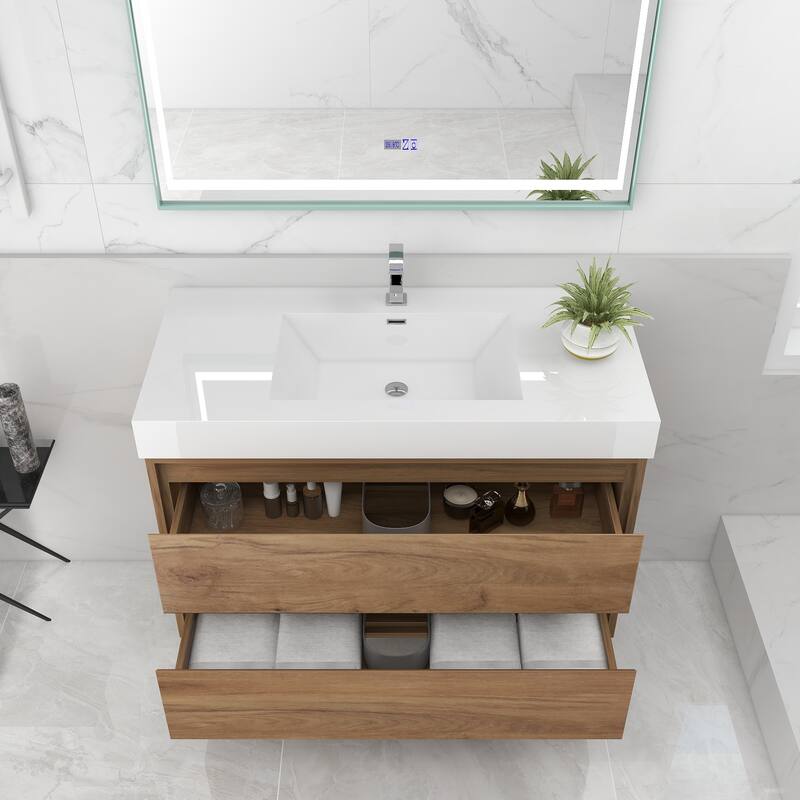 Morava 42" Floating Vanity with Single Sink - 42