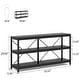 preview thumbnail 18 of 19, Rustic Console Sofa Table, 3 Tiers Industrial Narrow Long Sofa Table