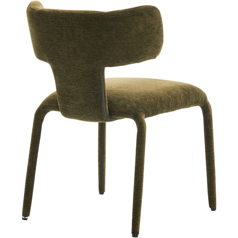 Modern Dining Chairs Set of 2, 18.9"Wx18.5"D Contemporary Fabric Side Chairs