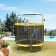preview thumbnail 41 of 39, Kids Trampoline, Adjustable Toddler Trampoline with Safety Enclosure