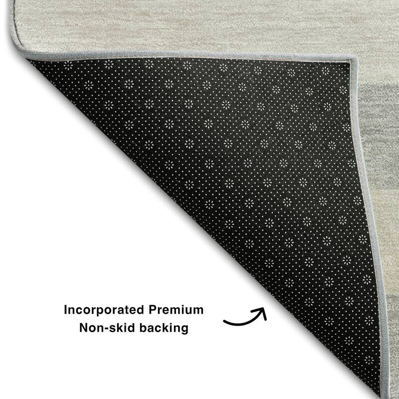 Premium Washable Super Soft Cabana Stripe Mayfield Rug