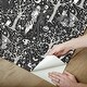preview thumbnail 6 of 7, Disney Tim Burton's The Nightmare Before Christmas Black Forest Peel and Stick Wallpaper by RoomMates