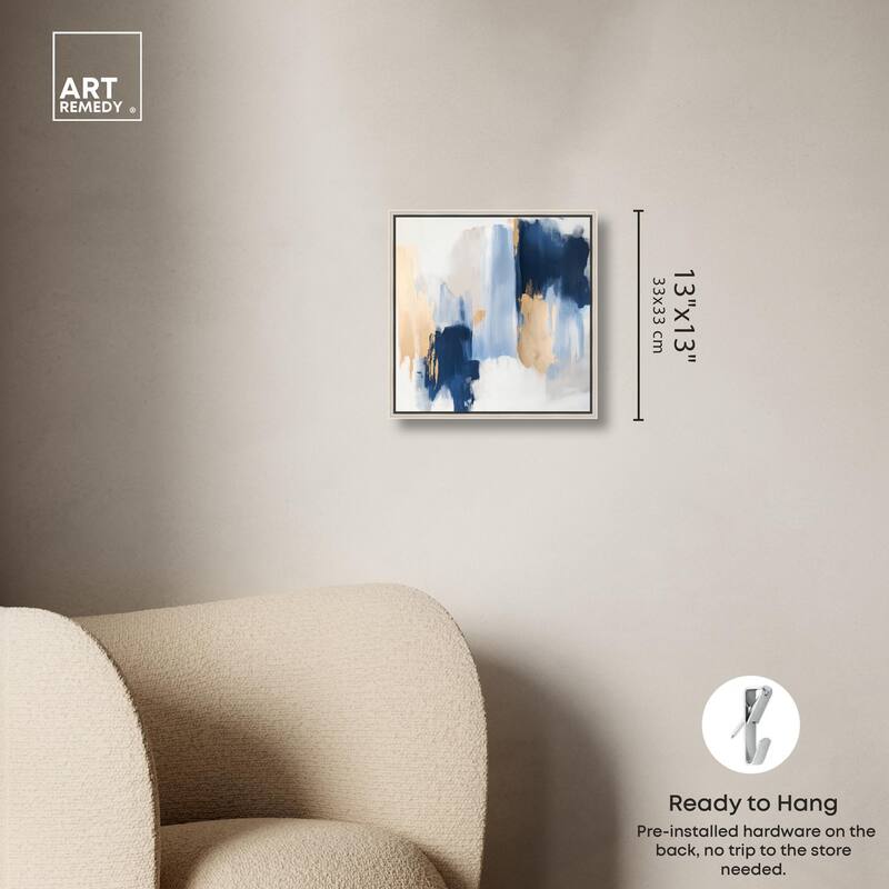 Tranquil Blue Depths I Canvas by Art Remedy
