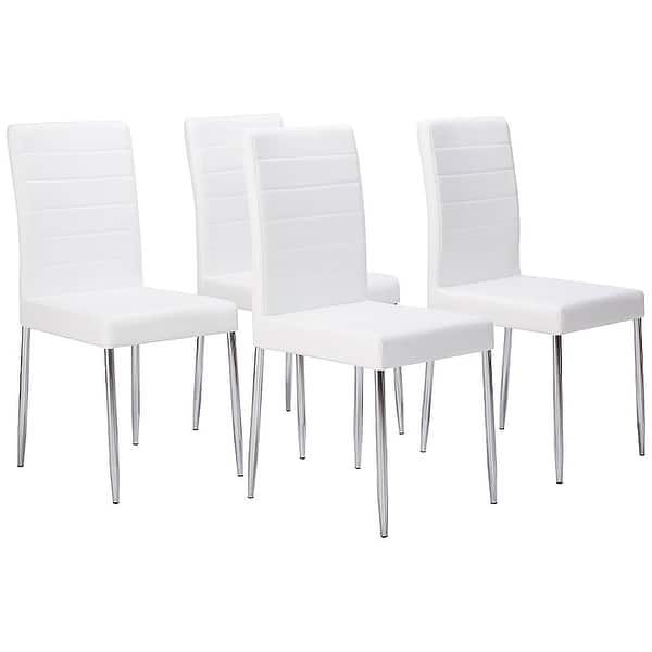 White Dining Chairs Set Of 4 : Chair 30 Astonishing White Dining Chairs