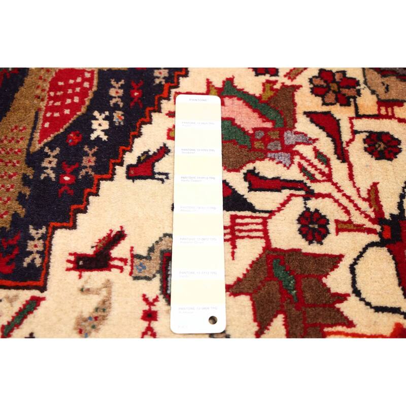 ECARPETGALLERY Hand-knotted Teimani Cream Wool Rug - 3'6 x 6'11