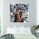 preview thumbnail 17 of 25, Oliver Gal 'Katy Hirschfeld - BraveNewWorld' Fashion and Glam Wall Art Framed Print Portraits - Brown, Black 40 x 40 - White