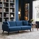 preview thumbnail 8 of 33, Bellona USA Sleeper Sofa-in-a-Box with Storage - 33"x79"x31" Blue