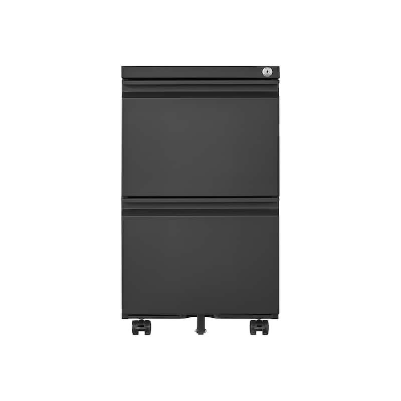 2 Drawer File Cabinet with Lock