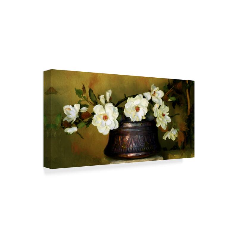 Sharon Forbes 'Magnolias' Canvas Art