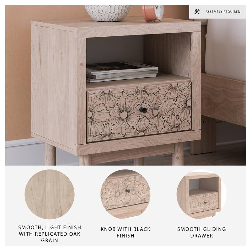 Signature Design by Ashley Shapella Beige Nightstand
