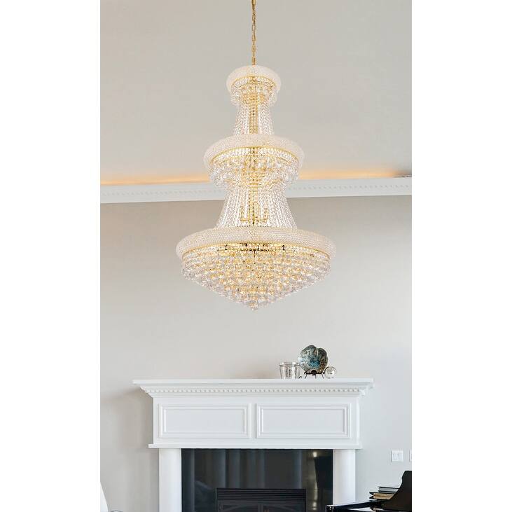 Fleur Illumination 32 light Gold Chandelier