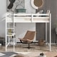 Full Loft Bed with Built-in Desk and Shelves - Bed Bath & Beyond - 38241502