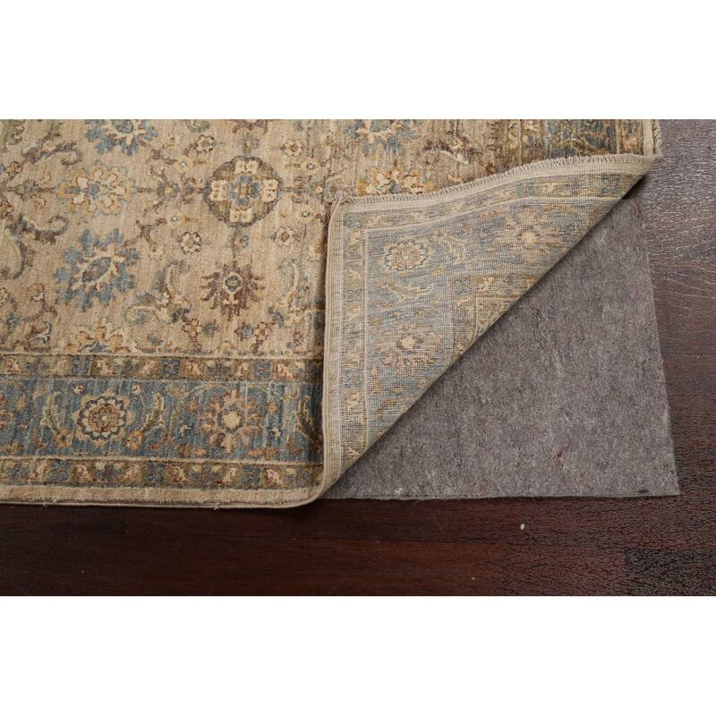 Vegetable Dye Floral Ziegler Oriental Runner Rug Hand-knotted Carpet - 2'11" x 11'4"