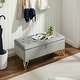 preview thumbnail 2 of 7, Simple Makeup Bench Storage Bench Leisure Bench End of Bed Bench