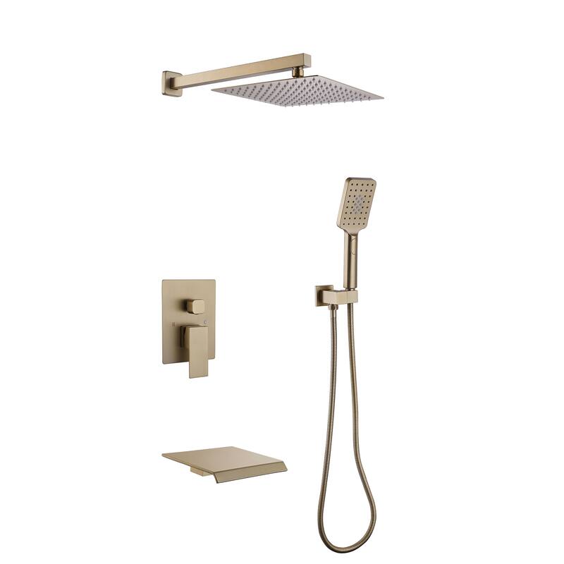 Pressure Balanced Tub And Shower Faucet With Rough-In Valve