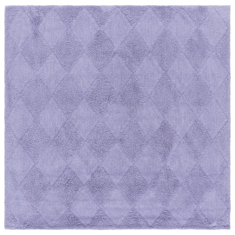 SAFAVIEH Handmade Easy Evelijne Care Machine Washable Rug - 6' Square - Lilac