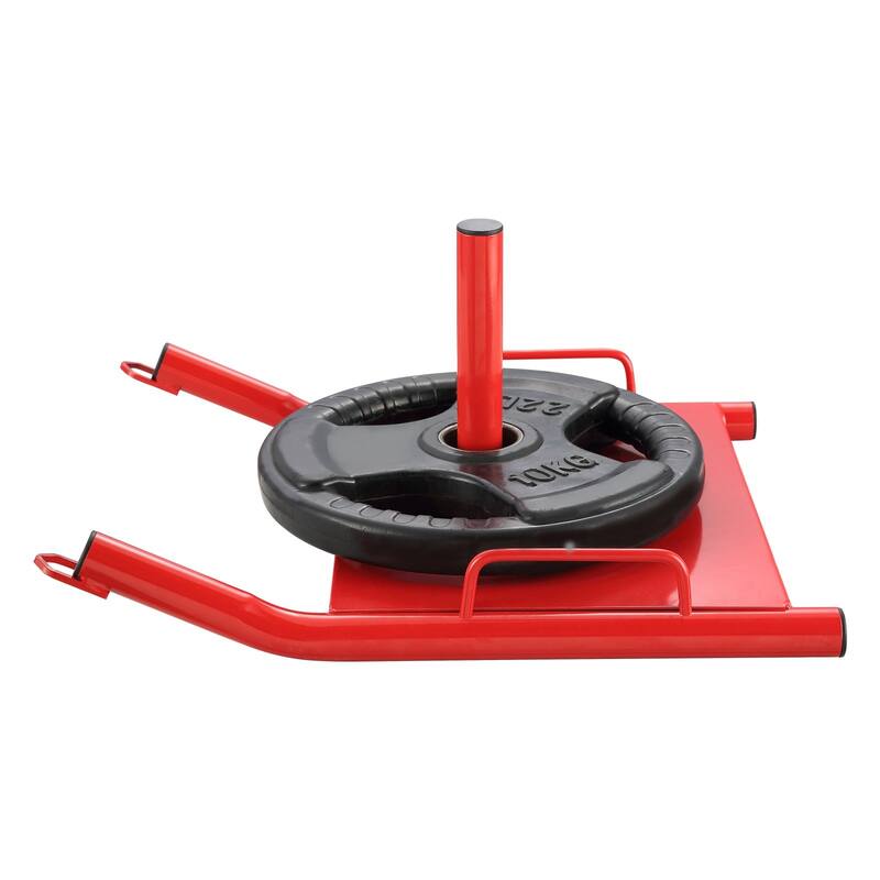 Weight Training Sled for Strength and Speed Workout with 2 Inch Plate - 20.5 x 16 x 9.4 inches